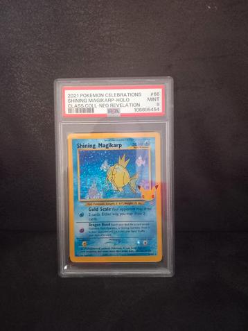 💧💧Shining Magikarp 25th Celebrations PSA 9💧💧 beschikbaar voor biedingen