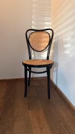 Thonet-stijl stoel ZPM Radomsko rotan, Huis en Inrichting, Stoelen, Gebruikt, Zwart, Ophalen of Verzenden, Eén