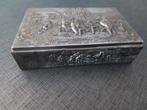 Verzilverd doosje met houten binnenzijde, Huis en Inrichting, Woonaccessoires | Overige, Ophalen
