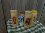 6 religie kaarsen maria jezus christus etc alleen in 1 koop, Antiek en Kunst, Ophalen of Verzenden
