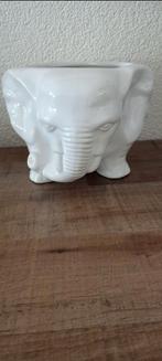 Bloempot olifant, Ophalen of Verzenden, Zo goed als nieuw, Rond, Aardewerk
