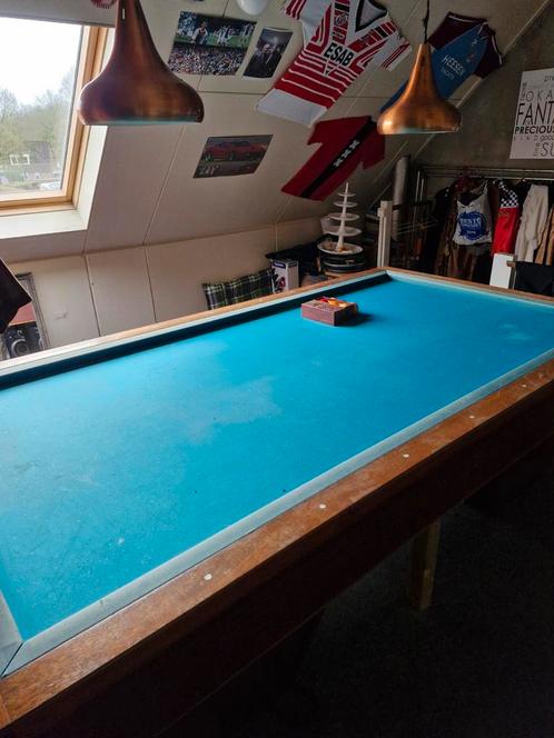 Biljart compleet, Sport en Fitness, Biljarten en Poolen, Gebruikt, Biljarttafel, Ophalen