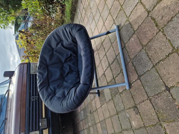 Ikea stoel: Oleby, Huis en Inrichting, Fauteuils, Zo goed als nieuw, Metaal, Stof, 75 tot 100 cm, Minder dan 75 cm, Ophalen of Verzenden