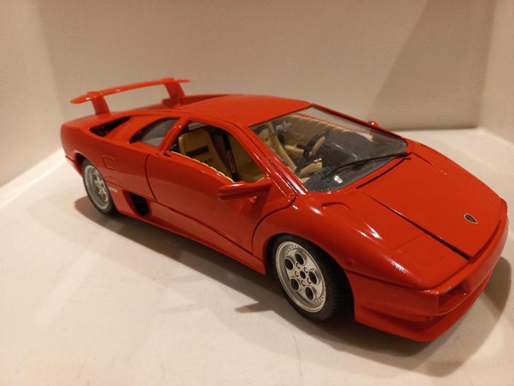Lamborghini Diablo Bburago 1:18 modelauto 91, Hobby en Vrije tijd, Modelauto's | 1:18, Zo goed als nieuw, Auto, Bburago, Ophalen of Verzenden