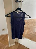 Nieuw: blauw paars hemdje American vintage maat s, Verzenden, Nieuw, Blauw, Zonder mouw