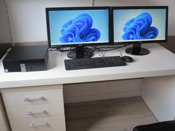 Dell Optiplex 5040 i7-6700 16gb 256gb SSD + 500gb HDD+2x 22" beschikbaar voor biedingen