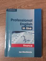 Professional english in use finance isbn9780521616270., Ophalen of Verzenden, Beta, Zo goed als nieuw, HBO