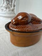 Franse patéschaal van konijn gemerkt, Antiek en Kunst, Ophalen of Verzenden