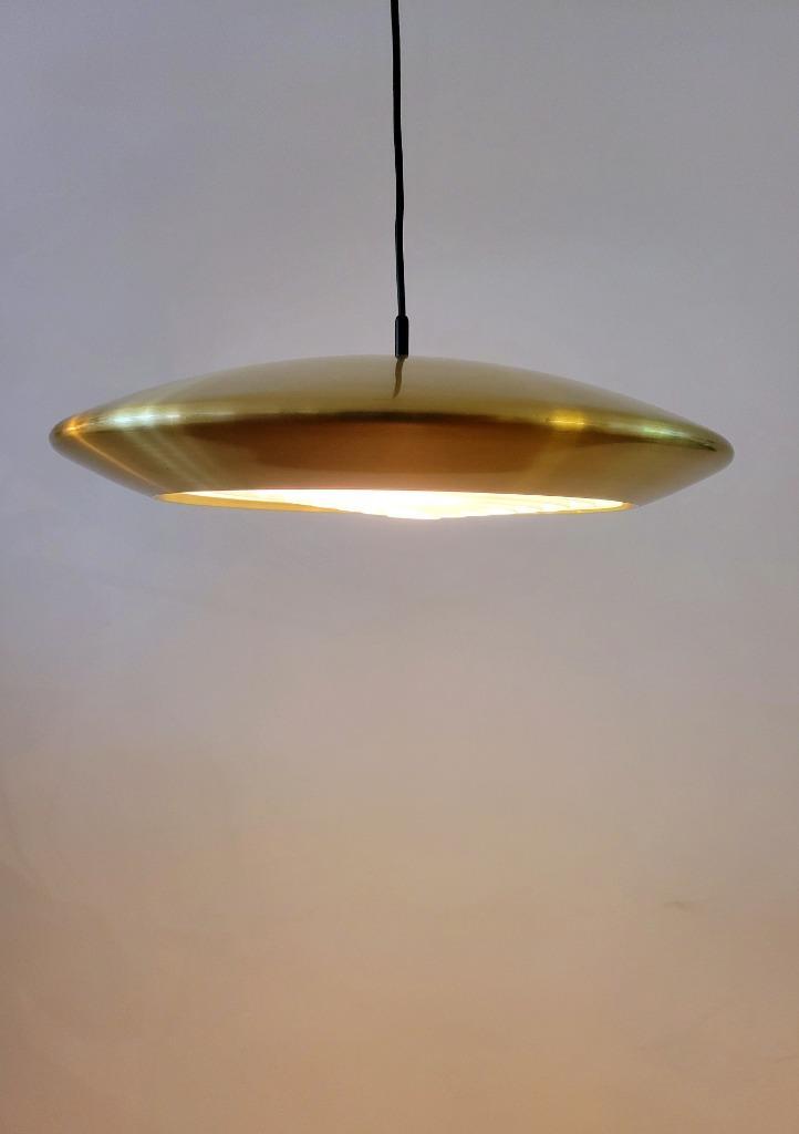 Vintage Diskos hanglamp van Jo Hammerborg voor Fog & Morup, Huis en Inrichting, Lampen | Hanglampen, Minder dan 50 cm, Glas, Kunststof