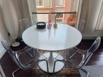 IKEA DOCKSTA tafel, wit, 103 cm, Ophalen, Zo goed als nieuw, Rond, 100 tot 150 cm