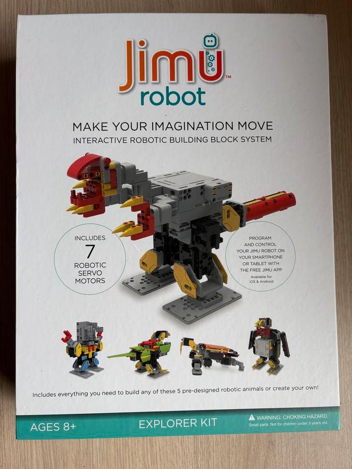 Ubtech Jimu Explorer Kit - Robot Bouwset, Kinderen en Baby's, Speelgoed | Duplo en Lego, Nieuw, Complete set, Ophalen of Verzenden