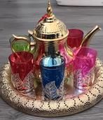 Theepot met zes glazen NIEUW, Ophalen of Verzenden