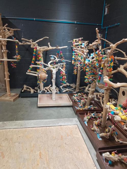 Originele Java-koffiebomen en Speeltjes , grote keuze, Dieren en Toebehoren, Vogels | Hokken en Kooien, Nieuw, Vogelkooi, Hout
