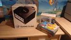 Gamecube zwart, wavebird wireless controller, Spelcomputers en Games, Ophalen, Zwart, Met 2 controllers, Gebruikt