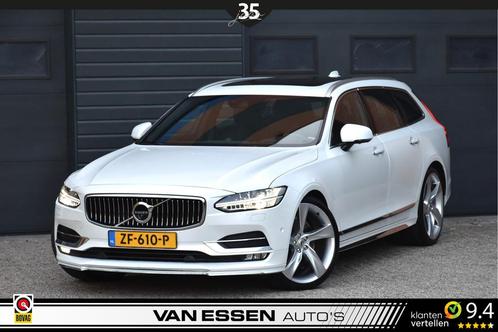 Volvo V90 2.0 T5 Inscription HUD 360 Camera Luchtvering Trek, Auto's, Volvo, Bedrijf, Te koop, V90, ABS, Adaptive Cruise Control