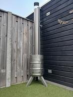 RVS bierfust kachel terraskachel te koop, Tuin en Terras, Ophalen