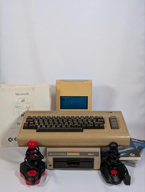 Complete Commodore 64 set – C64 + 1541 Disk Drive + Extra's, Computers en Software, Vintage Computers, Ophalen of Verzenden