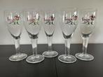 5 Brugse Zot bierglazen, Ophalen of Verzenden, Zo goed als nieuw, Glas of Glazen, Overige merken