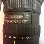 Canon EOS Tokina 12 - 24 mm f4  + UV  + Zonnekap Nieuwstaat!, Audio, Tv en Foto, Fotografie | Lenzen en Objectieven, Ophalen of Verzenden
