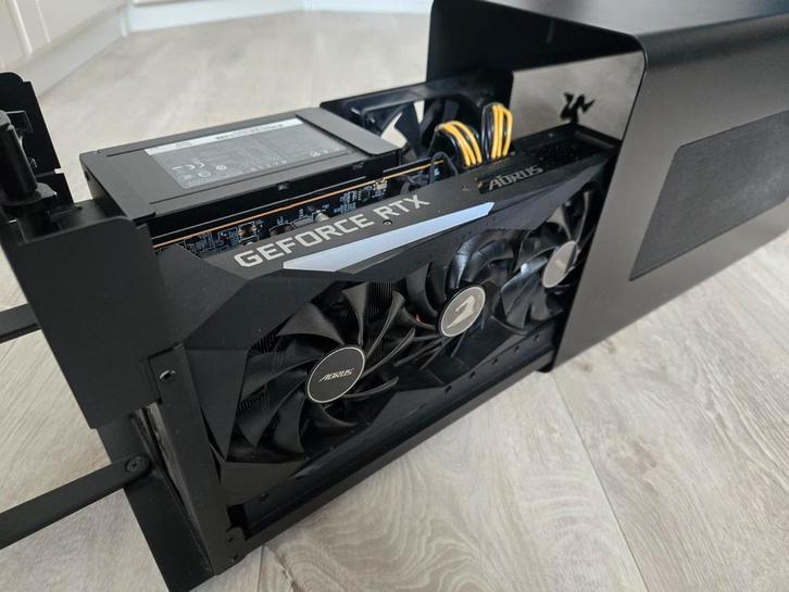 Razer Core X Chroma + Aorus RTX 3070, Computers en Software, Videokaarten, Zo goed als nieuw, PCI-Express 4.0, GDDR6, Ophalen of Verzenden
