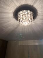 Klasieke glazen plafondlamp, Huis en Inrichting, Lampen | Plafondlampen, Ophalen, Zo goed als nieuw