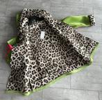 Appel groene jas met roze neon letters en panterprint, Ophalen of Verzenden, Nieuw, Maat 42/44 (L), Groen