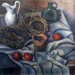 Bert Blokhuis - Stilleven met steengoed, 1944, Antiek en Kunst, Ophalen of Verzenden