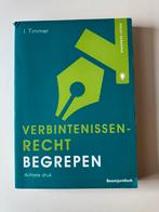 Verbintenissenrecht 8e druk hbo rechten, Ophalen of Verzenden, Zo goed als nieuw, HBO, I. Timmer