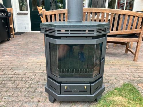 BARBAS terras/houtkachel, Huis en Inrichting, Kachels, Zo goed als nieuw, Houtkachel, Hout, Ophalen