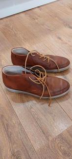 Leren herenschoenen hoog maat 47/Ecco, Kleding | Heren, Schoenen, Ophalen of Verzenden, Zo goed als nieuw, Bruin