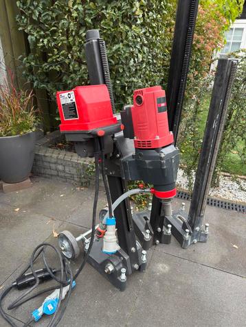 Senco diamantboormachine met boorautomaat en statief diamant beschikbaar voor biedingen