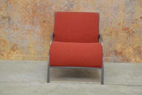 ZGAN rode stoffen Harvink Op Hoop van 'Zegen Design fauteuil, Huis en Inrichting, Fauteuils, Zo goed als nieuw, Metaal, Stof, 75 tot 100 cm