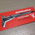 OUDE STICKER 70's GILLETTE TECHMATIC SCHEERAPPARAAT, Verzamelen, Ophalen of Verzenden, Zo goed als nieuw, Winkel of Supermarkt