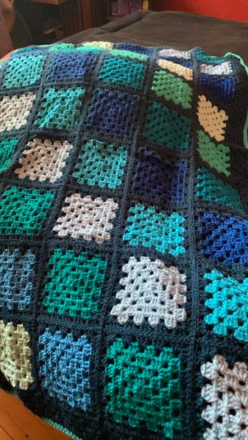 Granny Square deken beschikbaar voor biedingen