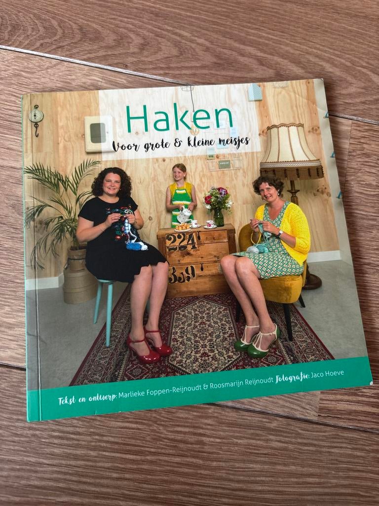 Haken voor grote en kleine meisjes, Ophalen of Verzenden, Zo goed als nieuw, Marlieke Foppen- Reijnoudt; Roosmarijn Reijnoudt