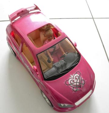 Barbie Mattel sports car met barbie als bestuurster, retro beschikbaar voor biedingen