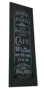 Wandkapstok Bistrot de Paris, Huis en Inrichting, Woonaccessoires | Kapstokken, Wandkapstok, Nieuw, Ophalen of Verzenden, Minder dan 100 cm