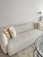 Beige teddy bank, Huis en Inrichting, Banken | Bankstellen, Hoekbank, 75 tot 100 cm, Ophalen of Verzenden, Zo goed als nieuw