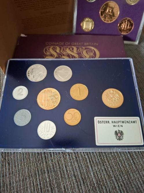 Prachtige munten Iers,Oostenrijk ,India etc, Postzegels en Munten, Munten | Europa | Niet-Euromunten, Ophalen of Verzenden