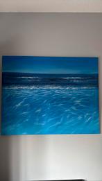 Schilderij abstract zee, Antiek en Kunst, Kunst | Schilderijen | Abstract, Ophalen