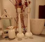 Huis decoratie windlichten vaas bloempot landelijk, Zo goed als nieuw, Ophalen