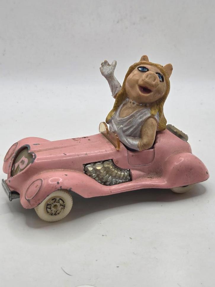 Miss Piggy Auto - Vintage Speelgoed, Kinderen en Baby's, Speelgoed | Overig, Gebruikt, Jongen of Meisje, Ophalen of Verzenden