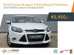 Ford Focus Wagon 1.0 EcoBoost Titanium I AIRCO I TREKHAAK, Euro 5, Gebruikt, Zwart, Wit