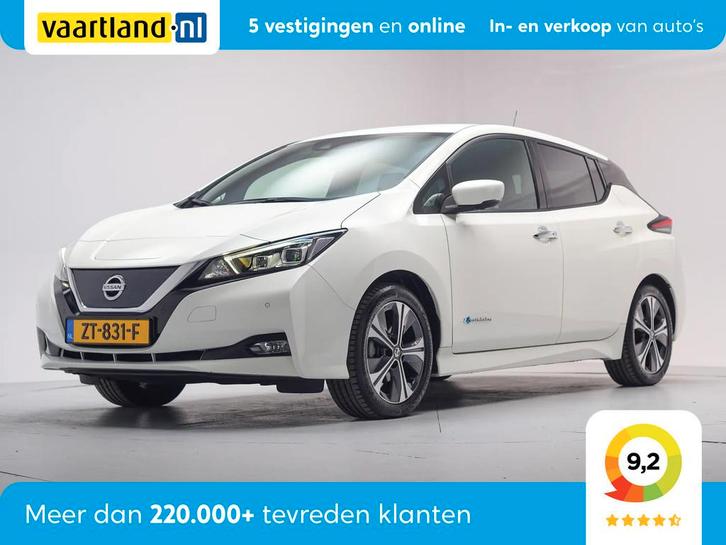 Nissan Leaf Tekna 40 kWh [ LED Leder Stoelverwarming Trekhaa, Auto's, Nissan, Bedrijf, Te koop, Leaf, ABS, Achteruitrijcamera