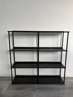 Sidetable zwart metaal, Gebruikt, Ophalen of Verzenden, Minder dan 150 cm, Minder dan 100 cm
