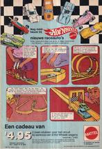 Retro reclame 1971 Mattel Hot Wheels raceauto auto speelgoed, Ophalen of Verzenden