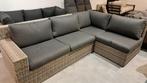 Robuuste wicker loungeset, Tuin en Terras, Tuinsets en Loungesets, Ophalen, 3 zitplaatsen, Zo goed als nieuw, Loungeset