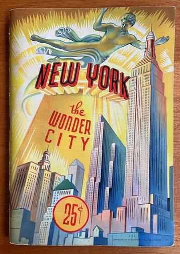 New York Wonder City 1930 Souvenirboek beschikbaar voor biedingen