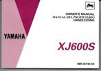 Yamaha XJ600 S handleiding instruktieboek (4977z), Motoren, Handleidingen en Instructieboekjes, Yamaha