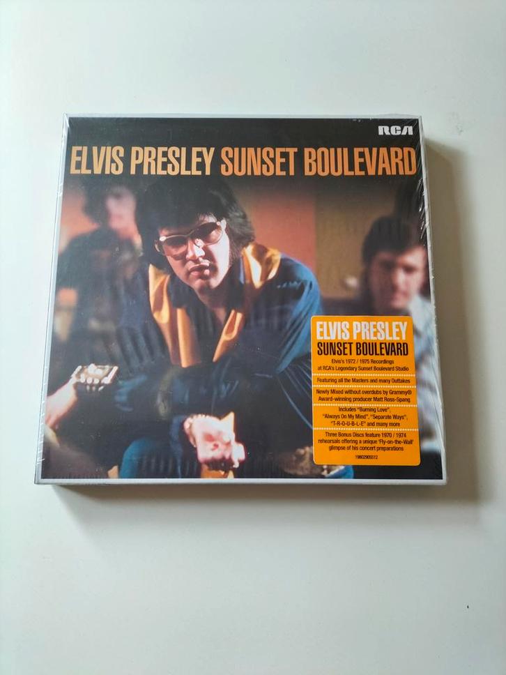 Elvis Presley 5cd set " SUNSET BOULEVARD ", Cd's en Dvd's, Cd's | Jazz en Blues, Zo goed als nieuw, Blues, Boxset, Ophalen of Verzenden